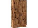 Syfax™ Libreria Legno Antico 82,5X30,5X150 Cm In Legno Multistrato
