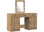 Syfax™ Tavolo Da Trucco Marrone 50 X 41 X 135 Cm Legno Multistrato