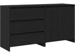 Syfax™ Credenza 2 Pcs Nero 70 X 41 X 75 Cm Legno Multistrato