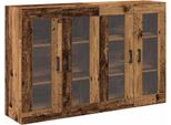 Syfax™ Armadi Da Parete 2 Pcs Legno Vecchio 69,5 X 34 X 90 Cm