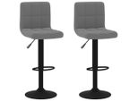 Syfax™ Sgabelli Da Bar 2 Pz Grigio Scuro In Velluto