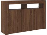 Syfax™ Credenza Rovere Marrone 116 X 30 X 75 Cm Legno Multistrato