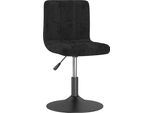 Syfax™ Sgabello Da Bar Girevole Nero In Velluto