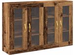 Syfax™ Armadi Da Parete 2 Pcs Legno Vecchio 69,5 X 34 X 90 Cm