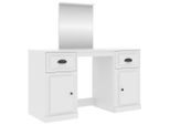 Syfax™ Toeletta Con Specchio Bianco 130X50X132,5 Cm