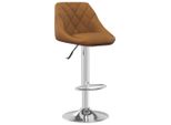 Syfax™ Sgabello Da Bar Marrone In Velluto