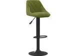 Syfax™ Sgabello Da Bar Verde Chiaro In Velluto