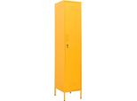 Syfax™ Armadio Giallo Senape 35X46X180 Cm In Acciaio