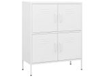 Syfax™ Armadietto Bianco 80X35X101,5 Cm In Acciaio