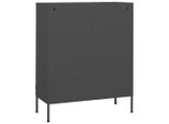 Syfax™ Armadietto Antracite 80X35X101,5 Cm In Acciaio