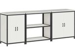 Syfax™ Set Di Stoccaggio Per Cucina Altro 3 Pcs Bianco Acciaio