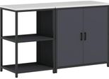 Syfax™ Set Di Stoccaggio Per Cucina Con Lo Scaffale 2 Pcs Antracite