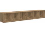 Syfax™ Set Mobile Tv 2 Pcs Rovere Artigianale 37 X 35 X 107Cm