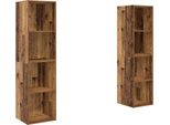 Syfax™ Set Mobile Tv 2 Pcs Marrone 37 X 37 X 142,5 Cm
