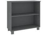 Syfax™ Credenza Hamar Grigio Scuro 85X35X80 Cm Legno Massello Di Pino