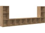 Syfax™ Set Mobile Tv 4 Pcs Rovere Artigianale 37 X 35 X 107 Cm