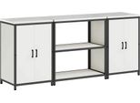 Syfax™ Set Di Stoccaggio Per Cucina Con Lo Scaffale 3 Pcs Bianco