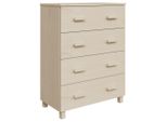 Syfax™ Credenza Hamar Ambra 79X40X103,5 Cm In Legno Massello Di Pino