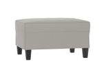 Syfax™ Poggiapiedi Grigio Chiaro 70X55X41 Cm In Tessuto Microfibra