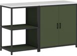 Syfax™ Set Di Stoccaggio Per Cucina Con Lo Scaffale 2 Pcs Verde Oliva