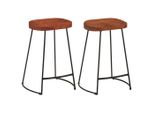 Syfax™ Sgabelli Da Bar Gavin 2 Pz 45X40X63 Cm Legno Massello Di Mango