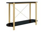 Syfax™ Tavolino Consolle Nero 110X38X75 Cm In Legno Multistrato