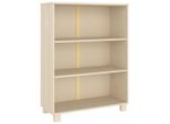 Syfax™ Libreria Hamar Ambra 85X35X112 Cm In Legno Massello Di Pino
