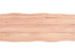 Syfax™ Piano Tavolo Marrone Chiaro 100X40X2 Cm In Rovere Non Trattato
