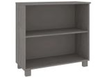 Syfax™ Credenza Hamar Grigio Chiaro 85X35X80 Cm Legno Massello Di Pino