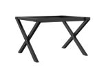 Syfax™ Telaio Gambe A X Per Tavolino Da Salotto 60X40X38 Cm In Acciaio