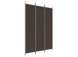 Syfax™ Divisorio A 3 Pannelli Marrone 150X220 Cm In Tessuto