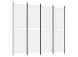 Syfax™ Divisorio A 4 Pannelli Bianco 200X180 Cm Tessuto