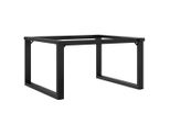 Syfax™ Telaio Gambe A O Per Tavolino Da Salotto 80X70X43 Cm In Acciaio