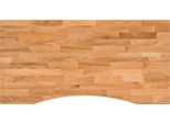 Syfax™ Piano Scrivania Marrone Chiaro 100X50X2,5 Cm In Rovere Massello