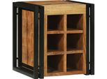 Syfax™ Portabottiglie 35 X 35 X 39 Cm Legno Di Acacia Massello