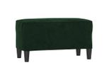 Syfax™ Panca Verde Scuro 70X35X41 Cm In Velluto