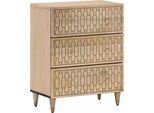 Syfax™ Credenze 2 Pz 60X33X75 Cm In Legno Massello Di Mango