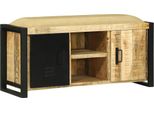 Syfax™ Armadio Panchina Marrone Legno Massello Di Mango