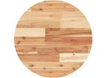 Syfax™ Piano Tavolo Rotondo Ø50X2 Cm In Legno Massello Di Acacia