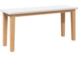 Syfax™ Panca 90 Cm Bianco In Legno Massello Di Hevea