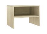 Syfax™ Comodino Rovere Sonoma 40X30X30 Cm In Legno Multistrato