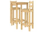 Syfax™ Set Da Bar 3 Pz In Legno Massello Di Pino