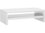 Syfax™ Supporto Monitor Bianco Lucido 42X24X13 Cm In Legno Multistrato