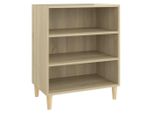 Syfax™ Credenza Rovere Sonoma 57X35X70 Cm In Legno Multistrato