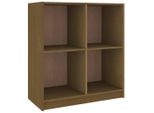Syfax™ Credenza Marrone Ambra 70X33X76 Cm In Legno Massello Di Pino