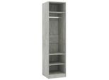 Syfax™ Armadio Grigio Cemento 50X50X200 Cm In Legno Multistrato