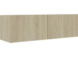 Syfax™ Mobile Porta Tv Rovere Sonoma 100X30X30 Cm In Legno Multistrato