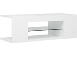 Syfax™ Mobile Porta Tv Con Luci Led Bianco 90X39X30 Cm
