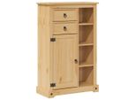 Syfax™ Mobile Da Bagno 70X33X110 Cm In Legno Massello Di Pino