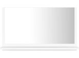 Syfax™ Specchio Da Bagno Bianco 60X10,5X37 Cm In Legno Multistrato